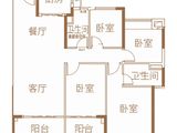 保利和悦滨江_4室2厅2卫 建面140平米