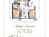 呼和浩特碧桂园星钻_3室2厅2卫 建面102平米