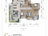 桂宏达云景台_4室2厅2卫 建面115平米