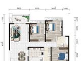 襄江国投襄江苑_3室2厅2卫 建面123平米