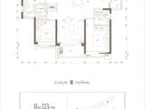 云科府_2室2厅2卫 建面92平米