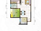 四季康城二期_1室2厅1卫 建面68平米