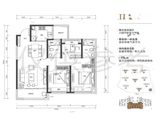 金茂洞庭生态创新城4期_3室2厅2卫 建面108平米