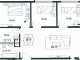 青岛宝门公寓写字楼_3室2厅1卫 建面119平米