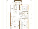 万科西铭文化小镇_2室2厅1卫 建面89平米