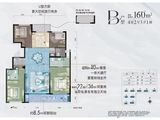 保亿湖珀润园_4室2厅3卫 建面160平米