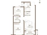 保利开投徕卡公园_2室2厅1卫 建面75平米