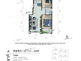 明星玺樾_2室2厅1卫 建面88平米