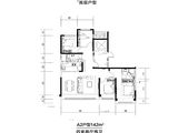 信达时代国著_4室2厅2卫 建面142平米