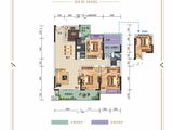 合一福渌江首府_4室2厅2卫 建面138平米