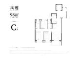 中交凤启虹桥_3室2厅2卫 建面98平米