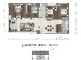 九锦台_3室2厅2卫 建面182平米