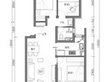 万科都荟都荟四季_3室2厅1卫 建面103平米