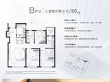 海信悦澜山_3室2厅2卫 建面105平米