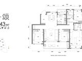 润鸿四季_4室2厅2卫 建面143平米