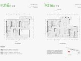 北投溪境_7室2厅5卫 建面216平米