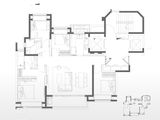 华发虹桥四季_4室2厅2卫 建面130平米