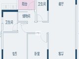 万基学府上峸_3室2厅2卫 建面94平米