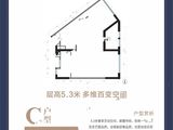 维嘉广场商务公馆_C户型 建面124平米