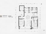 绿城豫府（小高组团）_4室2厅2卫 建面151平米