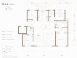 璞瑅润府_D2户型 建面164平米